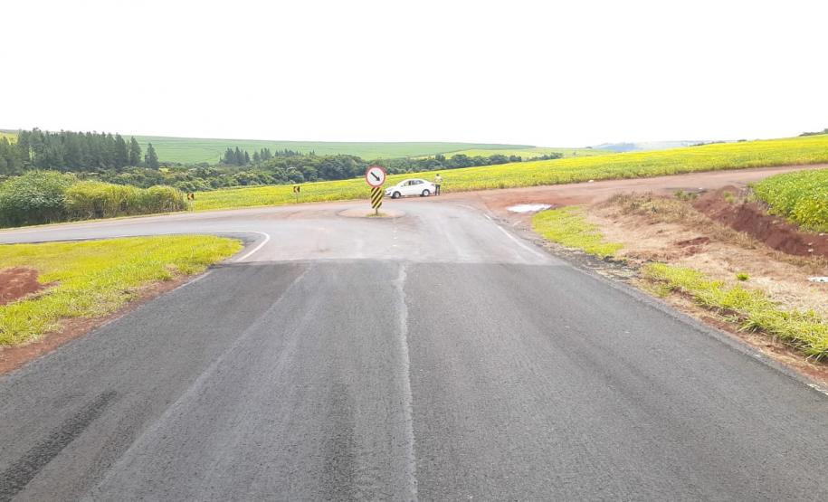 Serviços de conservação na PR-537