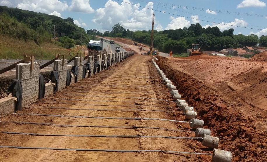 Viaduto na PR-151 em Castro