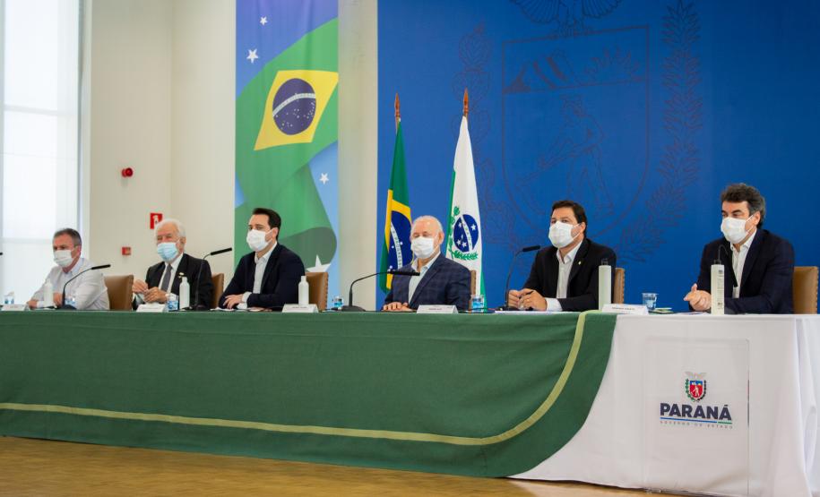 Coletiva de imprensa sobre as novas concessões