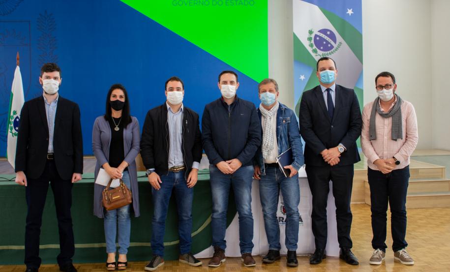 Coletiva de imprensa sobre as novas concessões