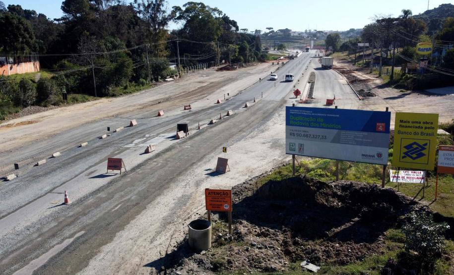 Início das obras de duplicação da Rodovia dos Minérios, em Curitiba