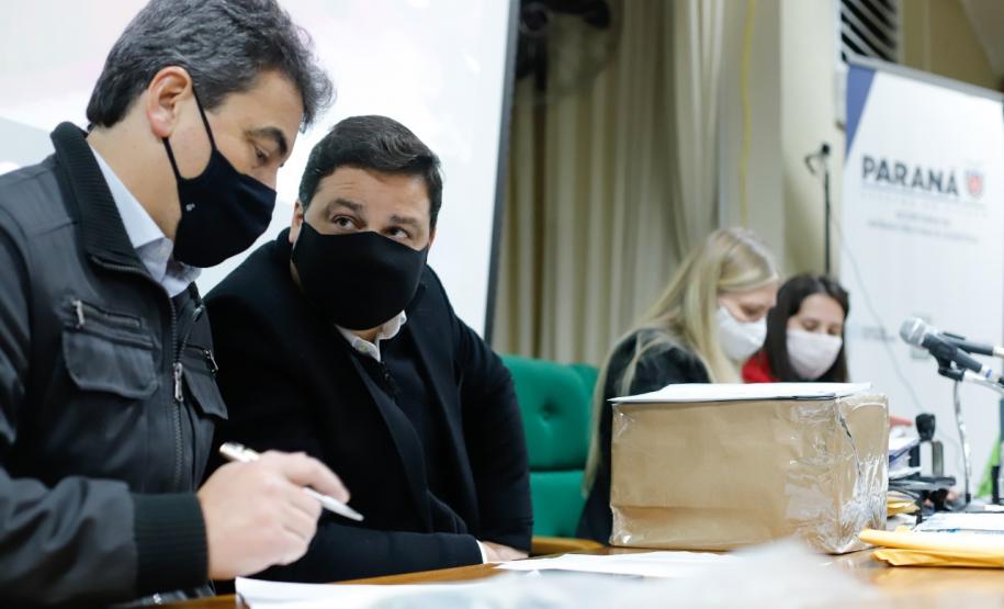 Sessão de abertura de envelopes de conservação de rodovias da região noroeste