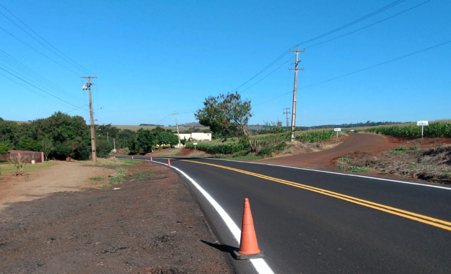 Rodovia PR-495, entre Missal e Esquina Céu Azul