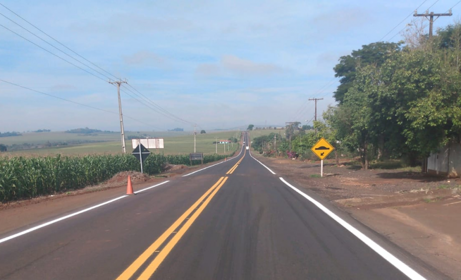 Rodovia PR-495, entre Missal e Esquina Céu Azul