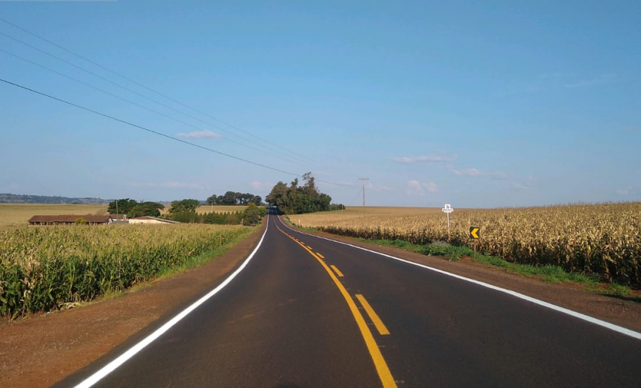Rodovia PR-495, entre Missal e Esquina Céu Azul