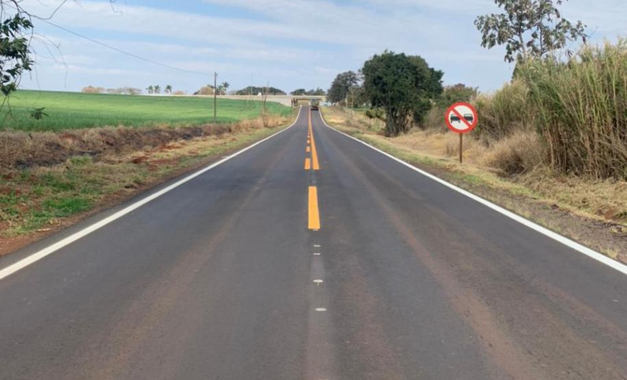 PR-586, após serviços de conservação