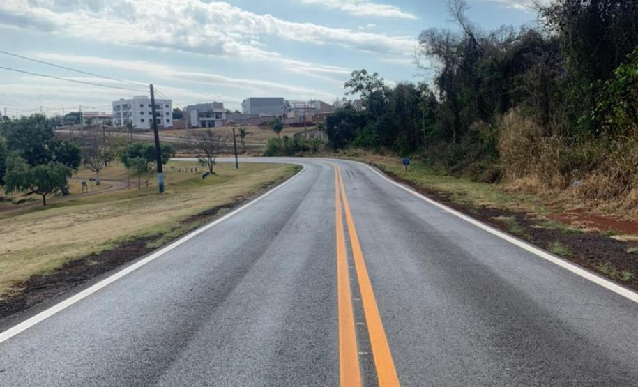 PR-586, após serviços de conservação