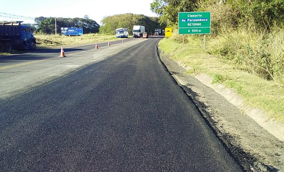 PR-323 recebendo serviços de conservação