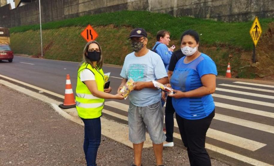Conscientização nova passarela Ecocataratas
