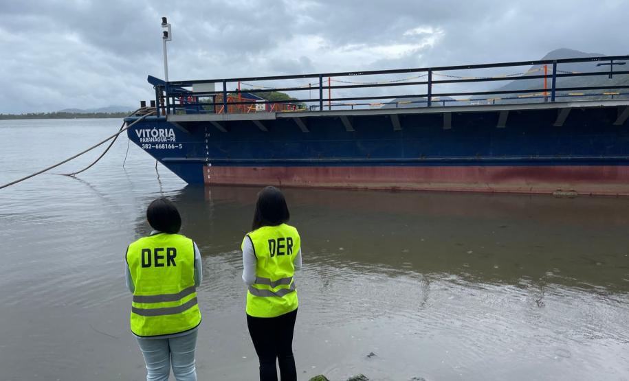 Fiscalização do DER na travessia