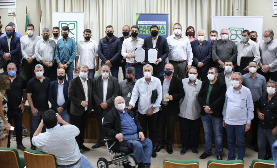 Evento de doação de veículos e equipamentos