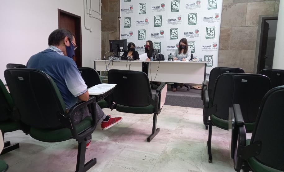 Sessão de abertura de envelopes do lote 02 da PR-463