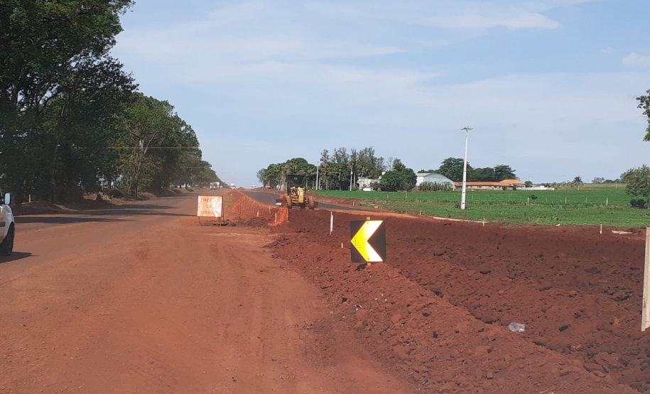 Obras de duplicação na PR-323