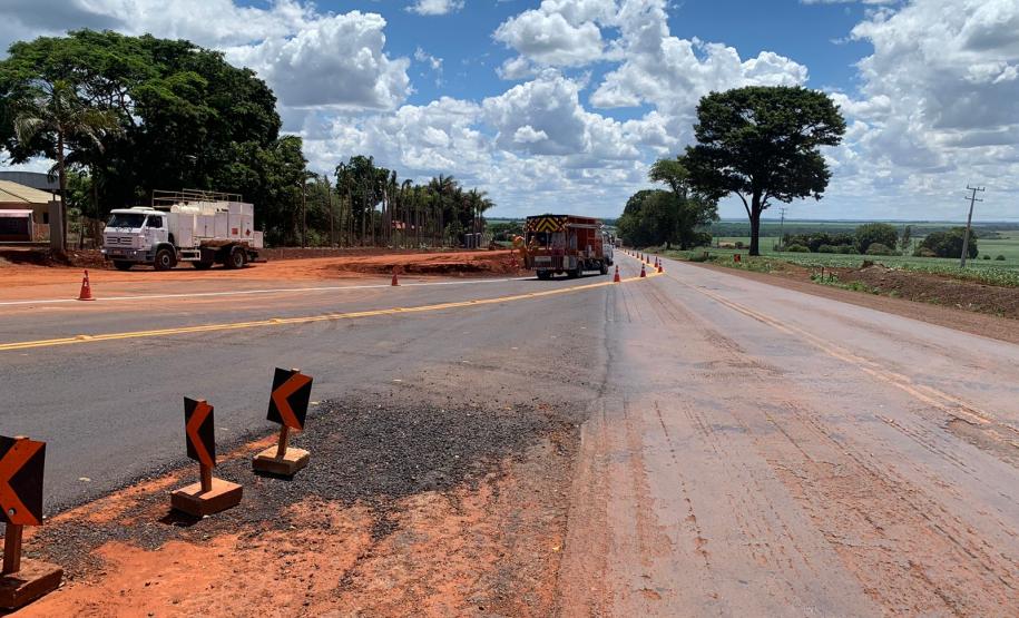 Obras de duplicação da PR-323