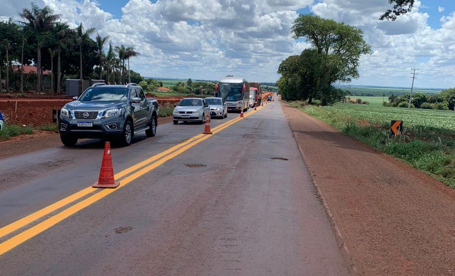 Obras de duplicação da PR-323