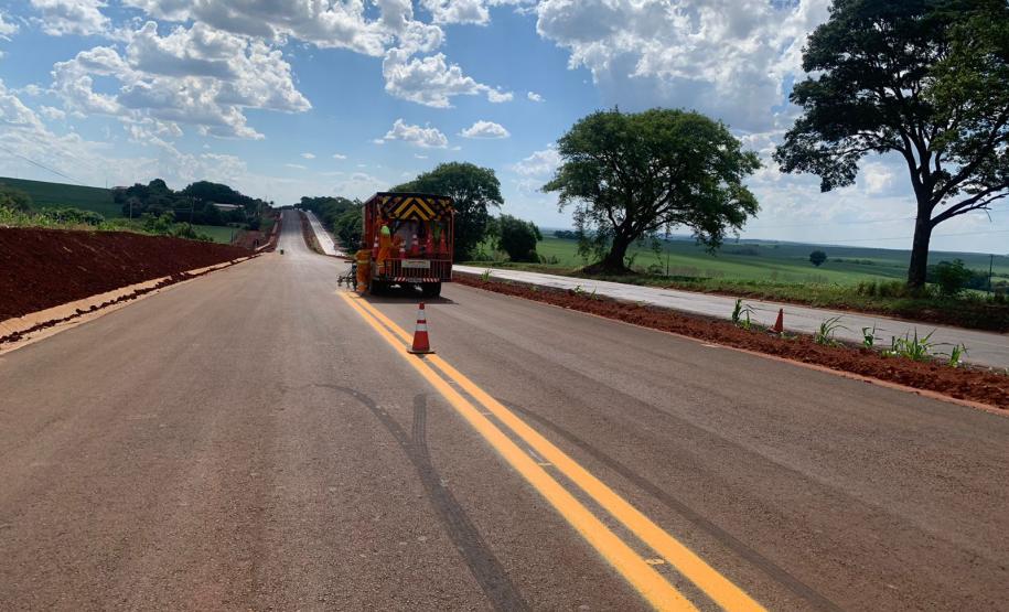 Obras de duplicação da PR-323