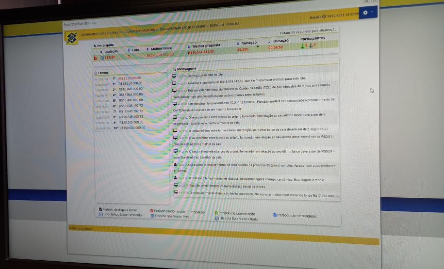 Portal de pregão eletrônico