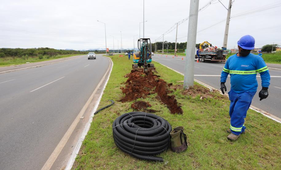 Paraná em Obras - Nova iluminação da Rodovia João Leopoldo Jacomel (PR 415)