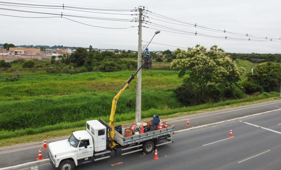 Paraná em Obras - Nova iluminação da Rodovia João Leopoldo Jacomel (PR 415)