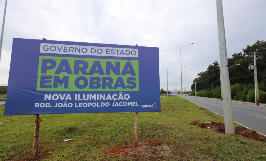 Paraná em Obras - Nova iluminação da Rodovia João Leopoldo Jacomel (PR 415)