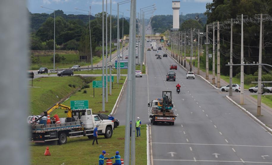 Paraná em Obras - Nova iluminação da Rodovia João Leopoldo Jacomel (PR 415)