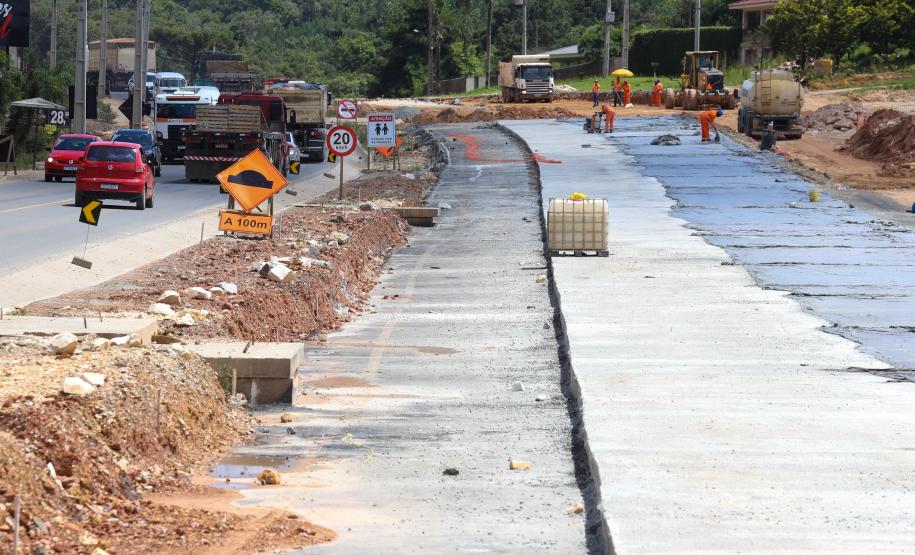 Obras de Duplicação da Rodovia dos Minerios.