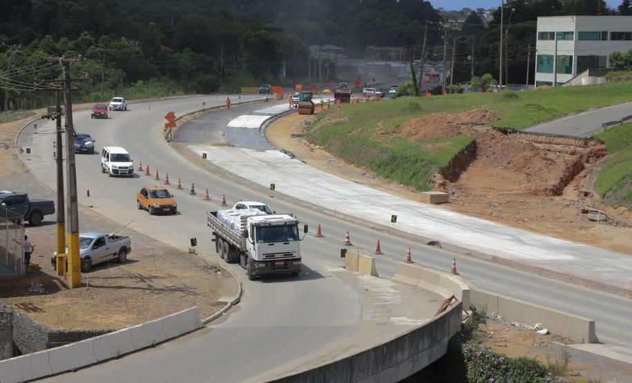 Obras de Duplicação da Rodovia dos Minerios.