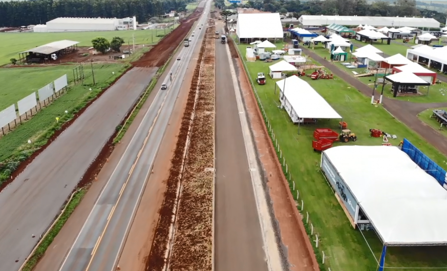 Duplicação BR-277, imagens de drone