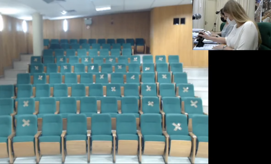 Sessão de abertura de envelopes online