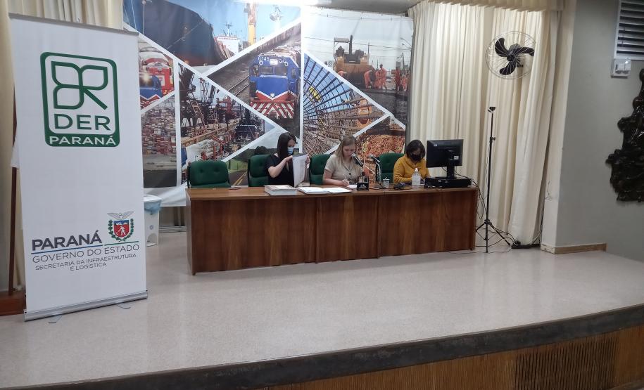 Sessão de abertura de envelopes de preços