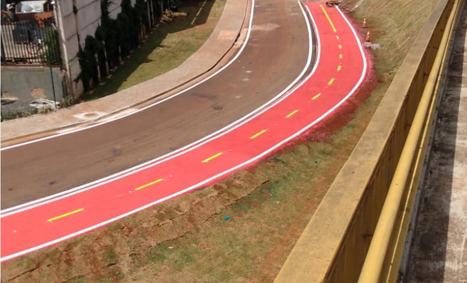 Alças do viaduto Olindo Periolo em Cascavel