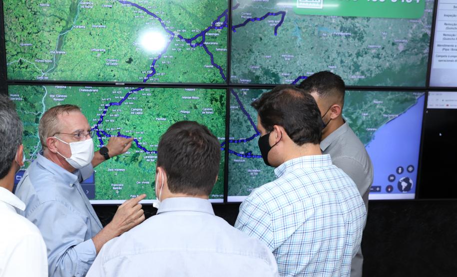 Centro de Operações Integradas (COI) do DER/PR