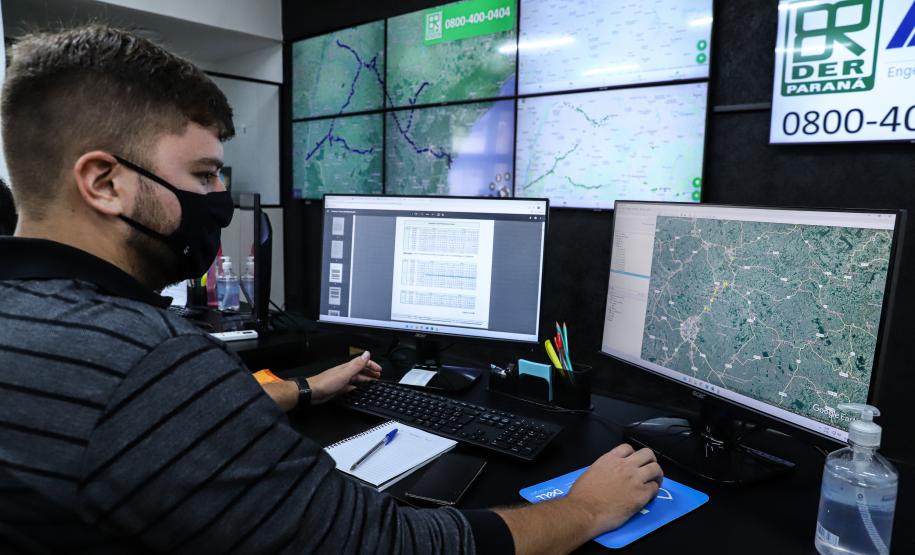 Centro de Operações Integradas (COI) do DER/PR