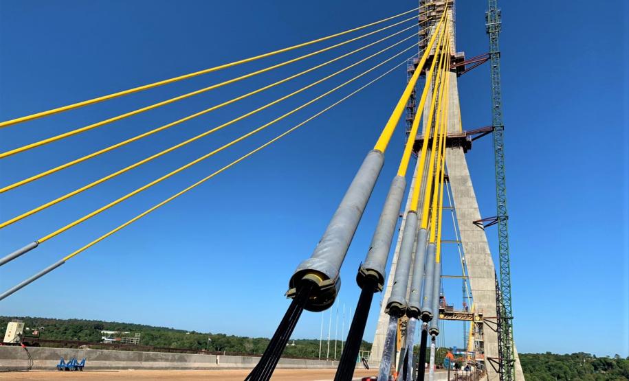 Ponte da Integração Brasil Paraguai e nova rodovia de acesso