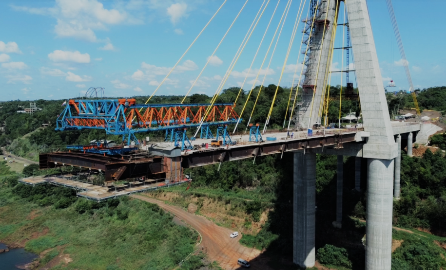 Ponte da Integração em março de 2022