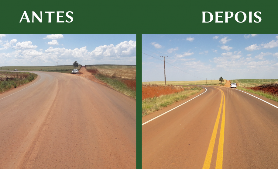 PR-459, em Reserva do Iguaçu