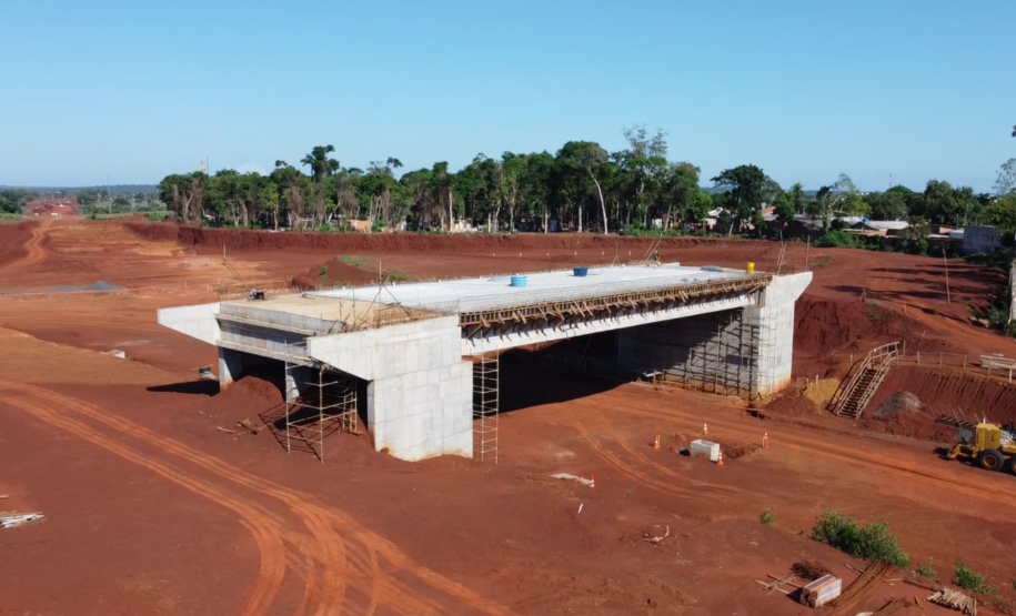 Ponte da Integração Brasil Paraguai e nova rodovia de acesso