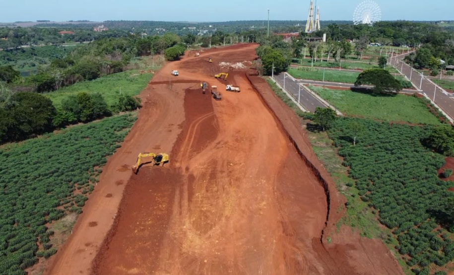 Ponte da Integração Brasil Paraguai e nova rodovia de acesso