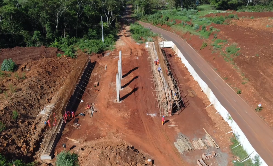 Ponte da Integração Brasil Paraguai e nova rodovia de acesso