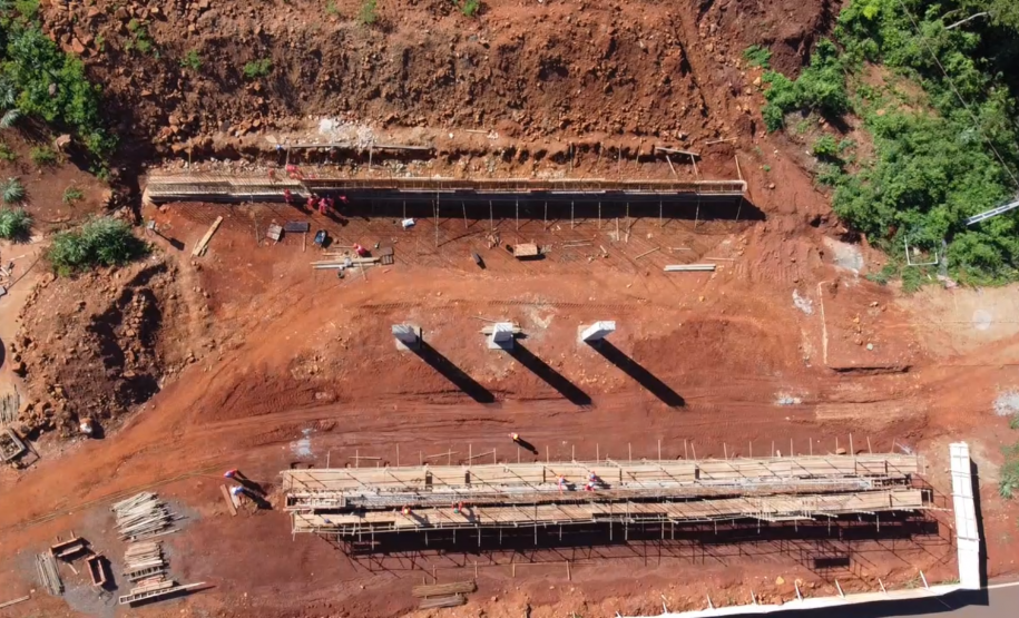 Ponte da Integração Brasil Paraguai e nova rodovia de acesso