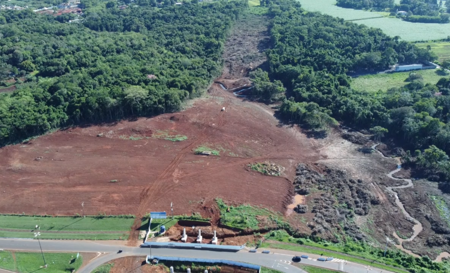Ponte da Integração Brasil Paraguai e nova rodovia de acesso