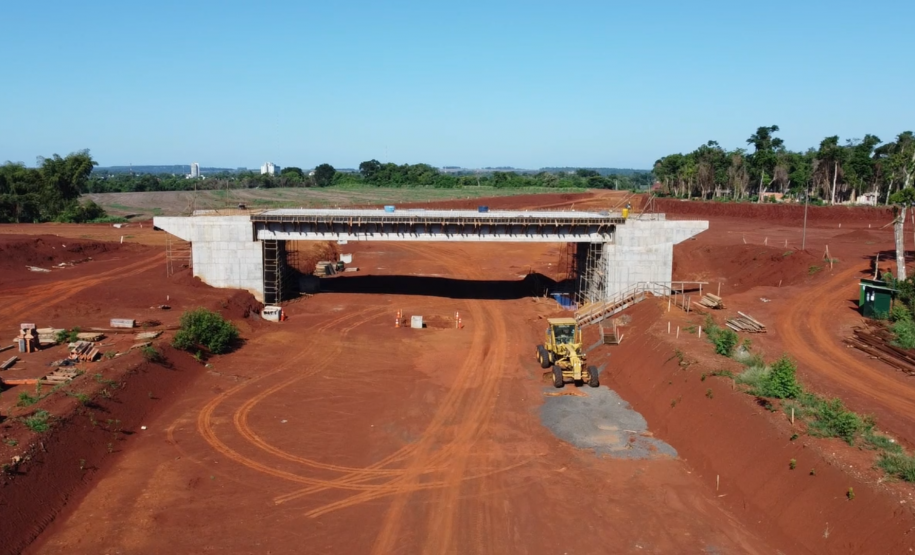 Ponte da Integração Brasil Paraguai e nova rodovia de acesso