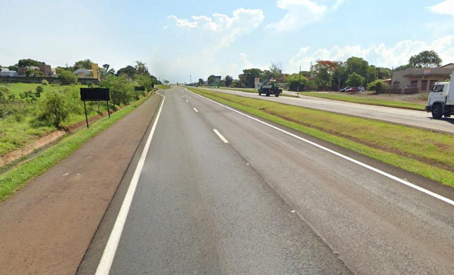 BR-277 em Santa Terezinha de Itaipu