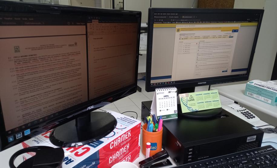 Sessão de disputa online