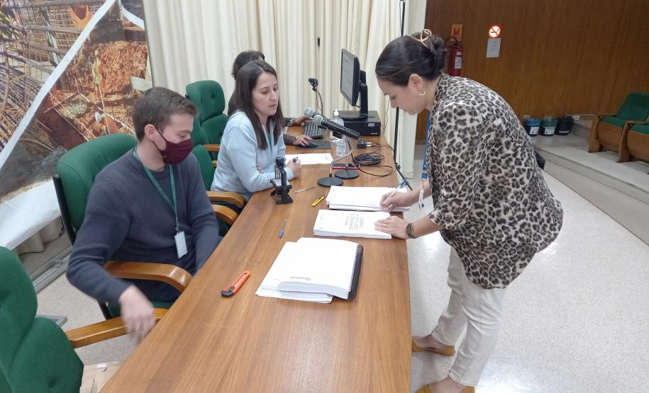 Abertura de envelopes da obra de iluminação da BR-277