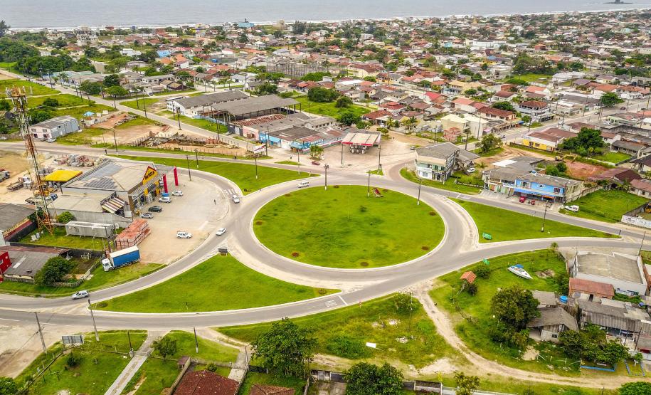 PR-412, trevo Coroados em Guaratuba