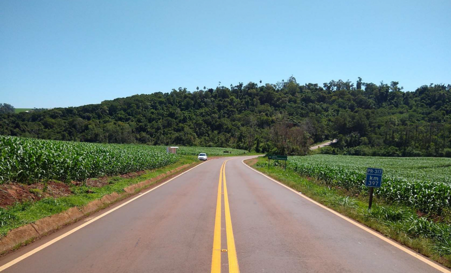 Serviços do PROSEG PARANÁ na PR-317 em Ouro Verde do Oeste