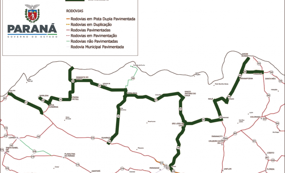 Mapa do Lote A