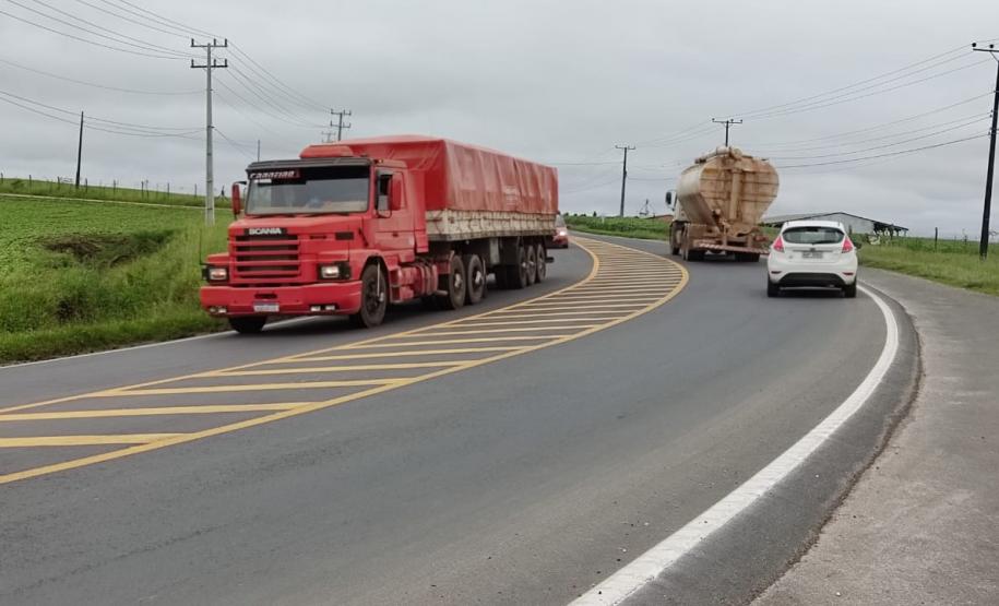 PR-340 em Castro, rodovia que receberá ponto de fiscalização com balança estática