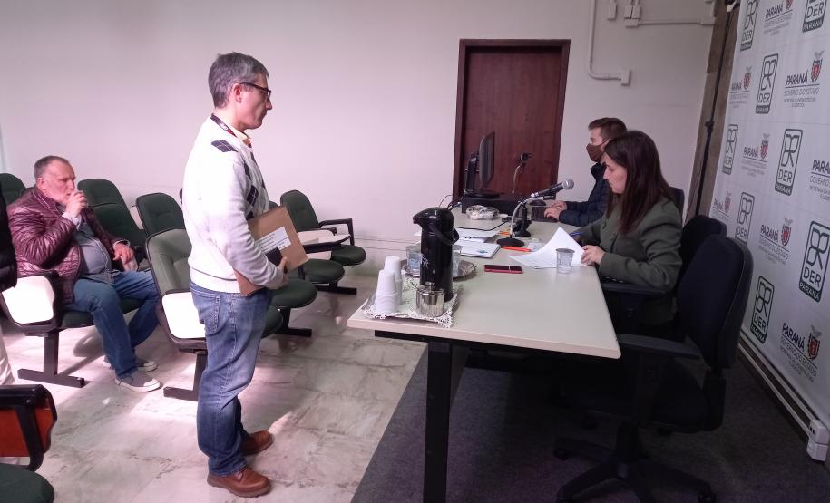 Sessão de abertura de propostas de preços